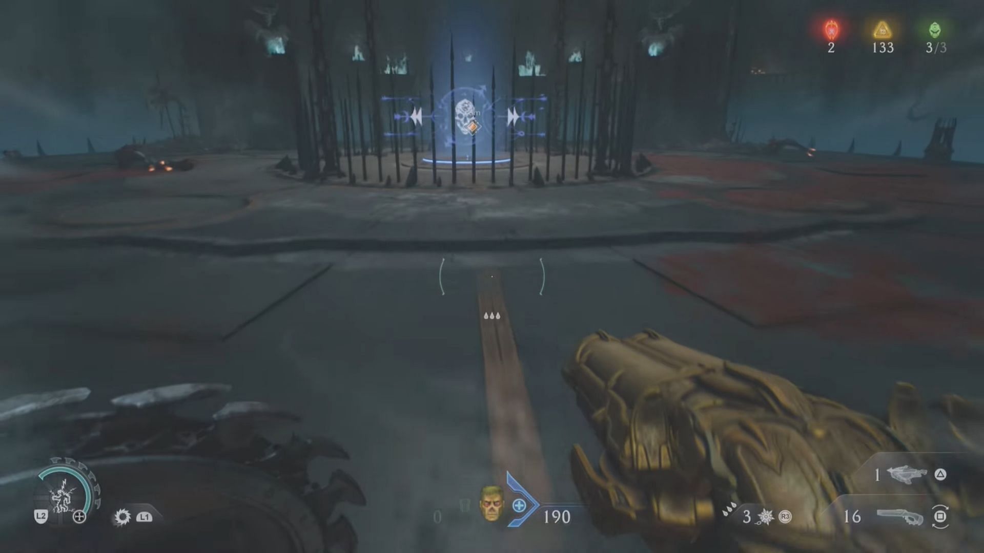 Blue Skull elevator (Image via Sportskeeda Gaming || Bethesda Softworks)